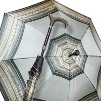 Damen Stütz-Schirm „Silberstreif“ höhenverstellbar