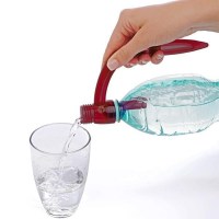 Flaschenhalter / Ausgießhilfe Bottle Monkey  -  Flaschenöffner, Schraubdeckel-Öffner, Glasöffner, Cap-Twister